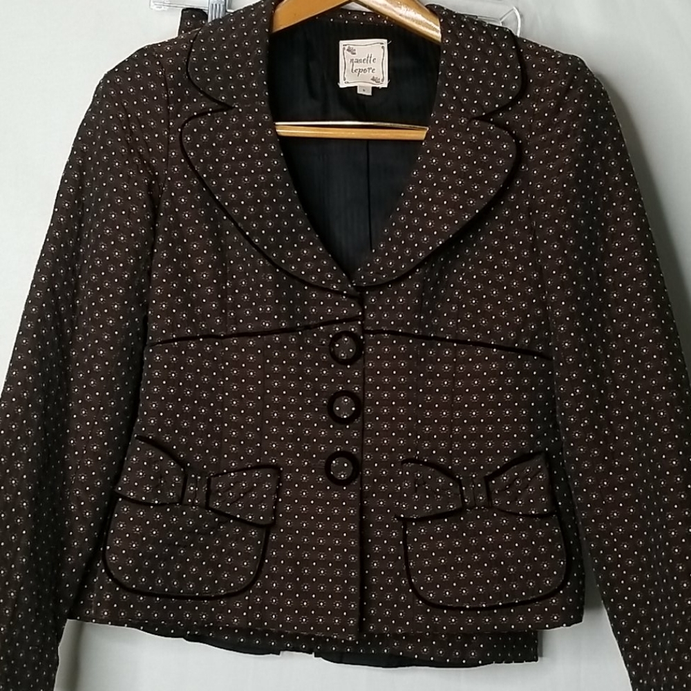 Vintage 90's Nanette Lepore 2 piece skirt suit!4/6
